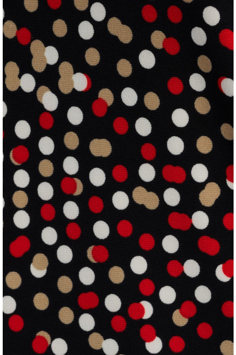 Polka Dot Triple Pleat Sleeveless Top, Alternate, color, ANNE BLACK MULTI