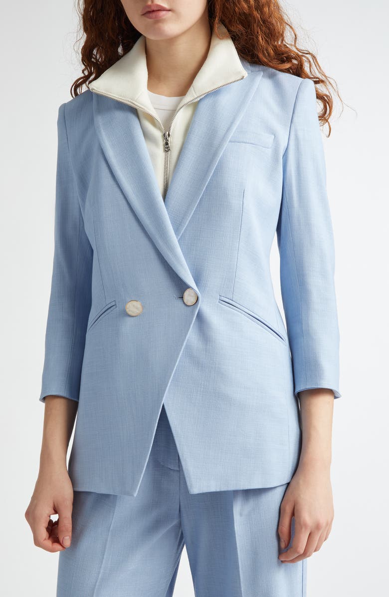 Veronica Beard Rickie Dickey Jacket, Alternate, color, Bluebell