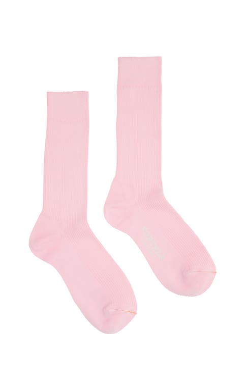 2 Mid-Length Lisle Cotton Socks