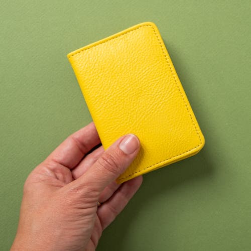 Casupo Compact Bifold With Rfid Protection In Yellow