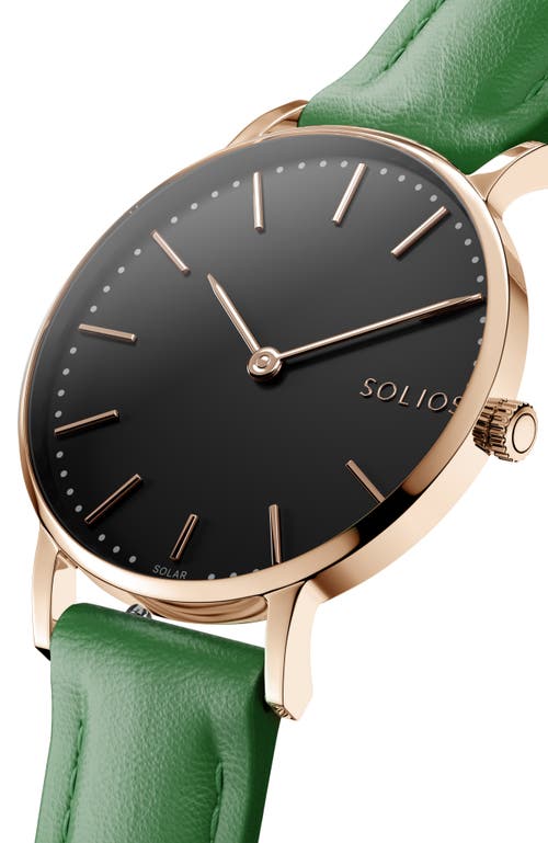 Solios Watches The Solar Classic | Black Dial