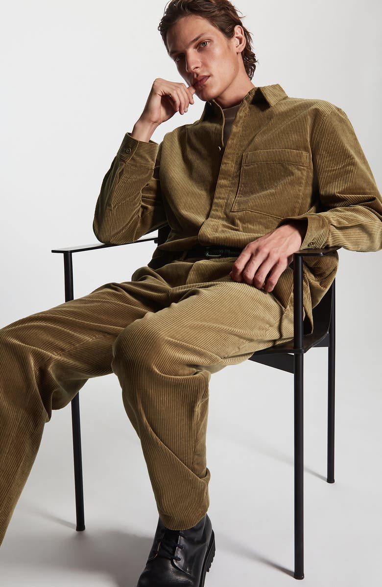 COS Slim Fit Corduroy Trousers, Alternate, color, 