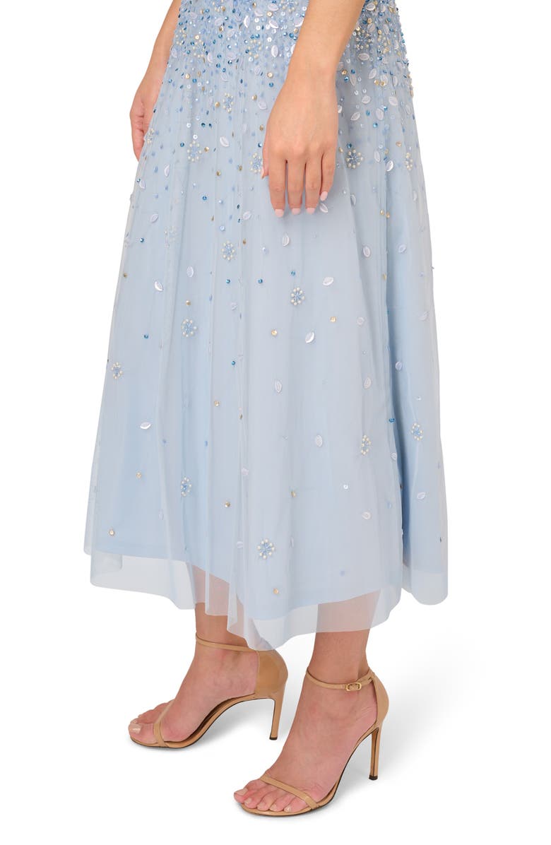 Adrianna Papell Sequin & Bead Detail Cocktail Dress, Alternate, color, 