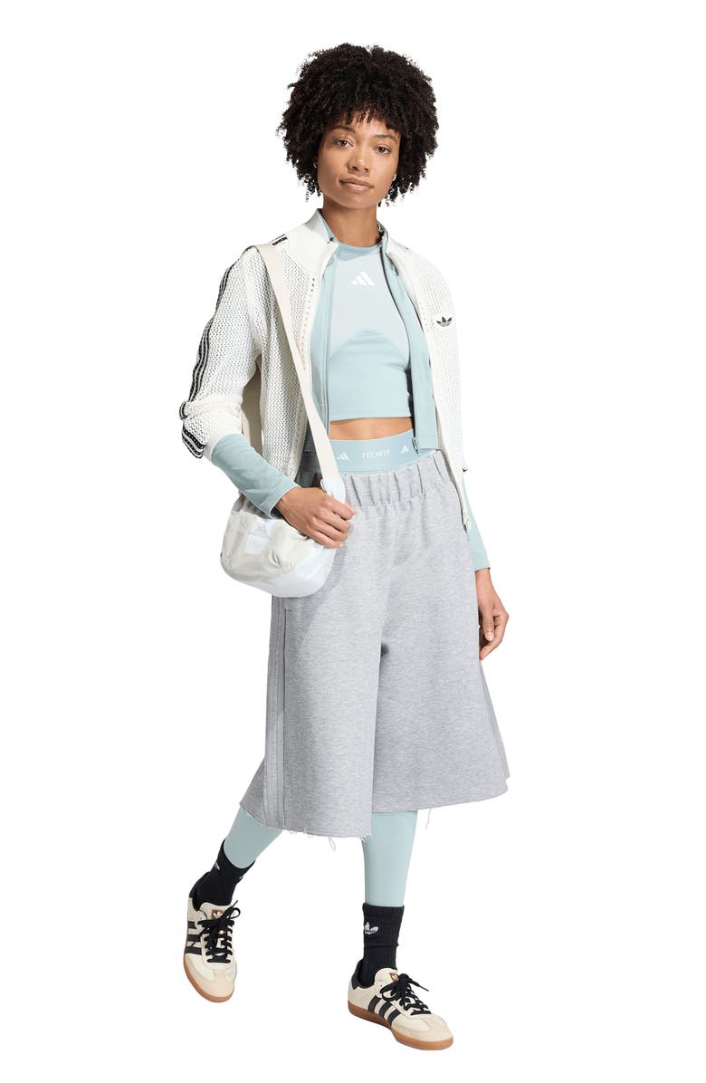 adidas Originals Open Knit Track Jacket, Alternate, color, Off White