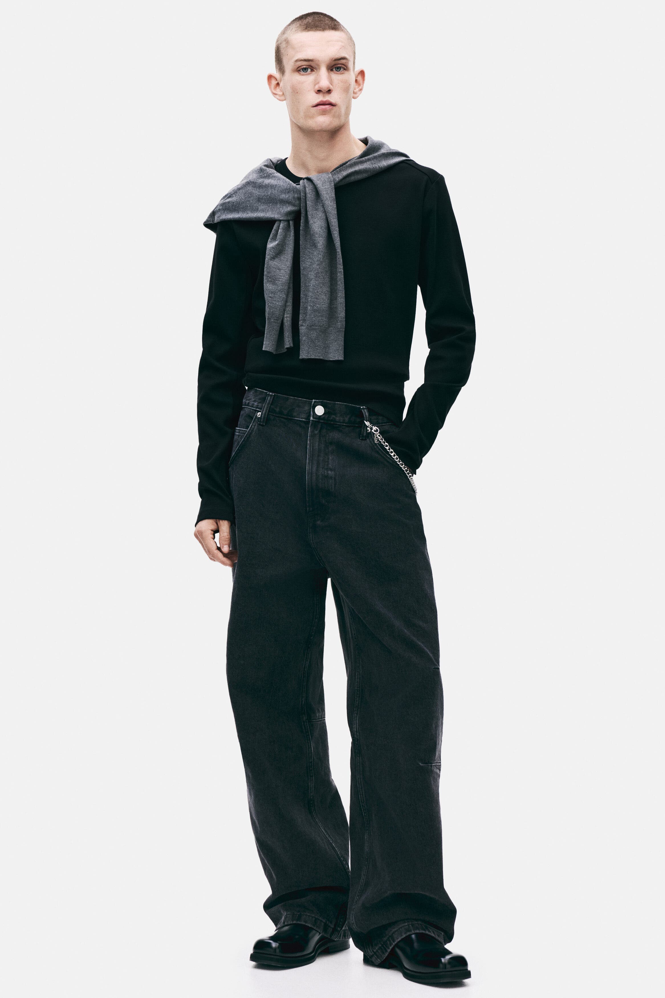 Baggy Darted Jeans - image 2