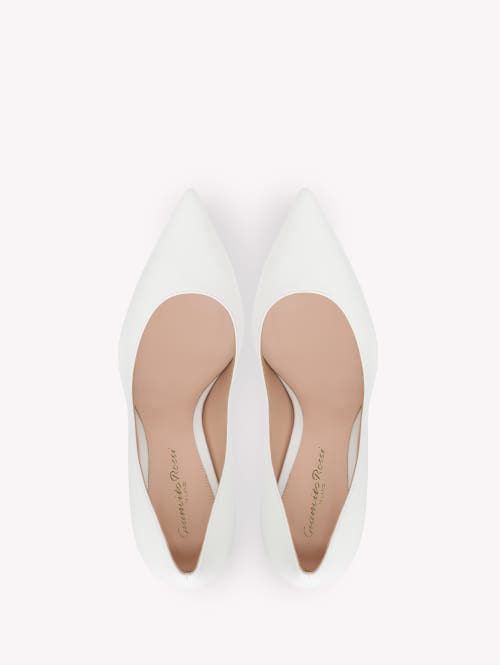 Gianvito Rossi 70mm Leather Pumps In White