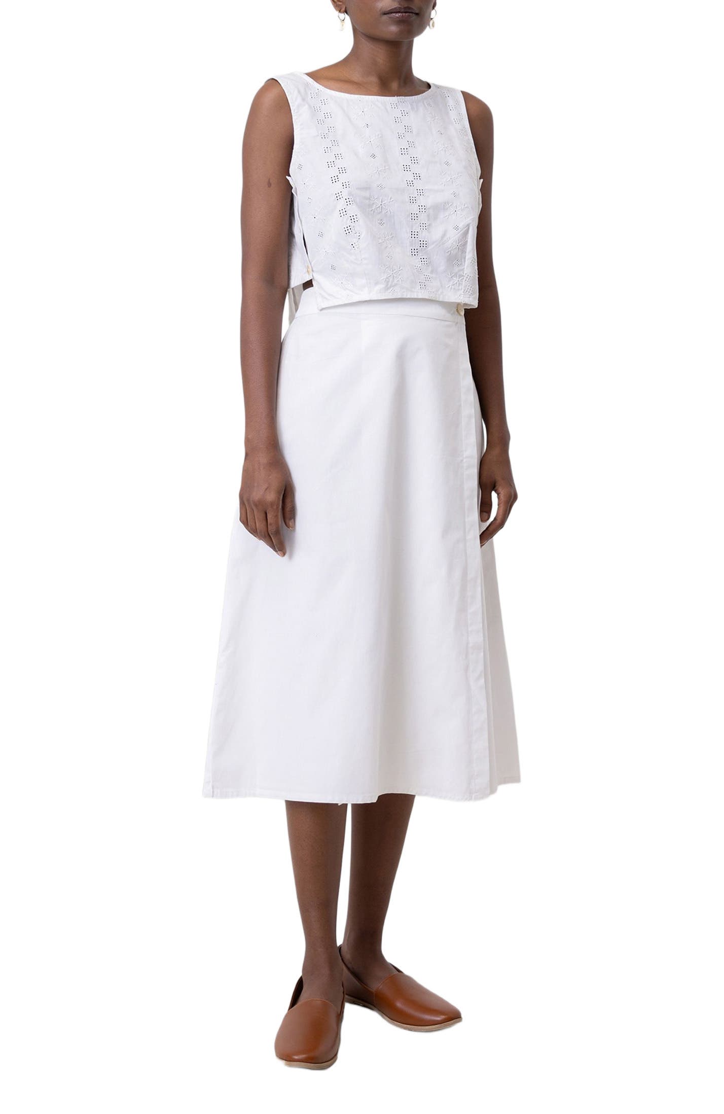 Overlap Midi Skirt - image 3
