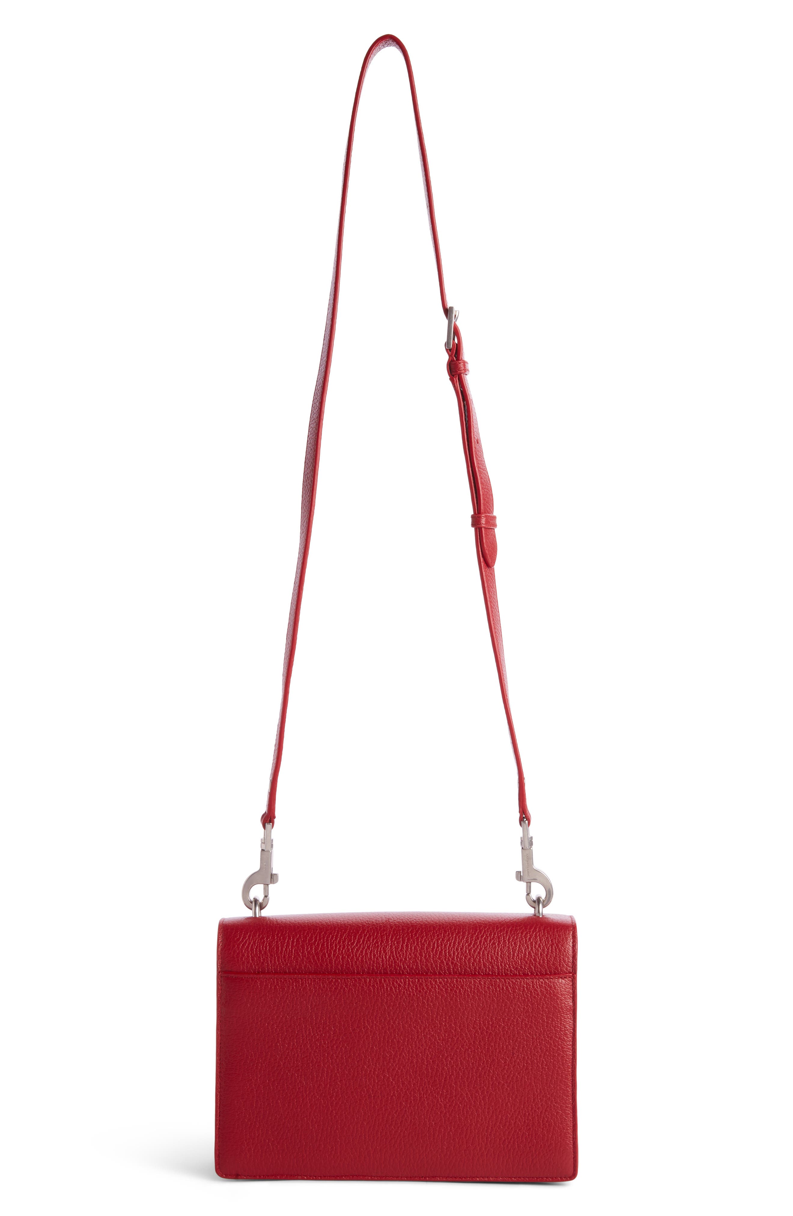 Saint Laurent Medium Sunset Grained Leather Shoulder Bag, Alternate, color, 