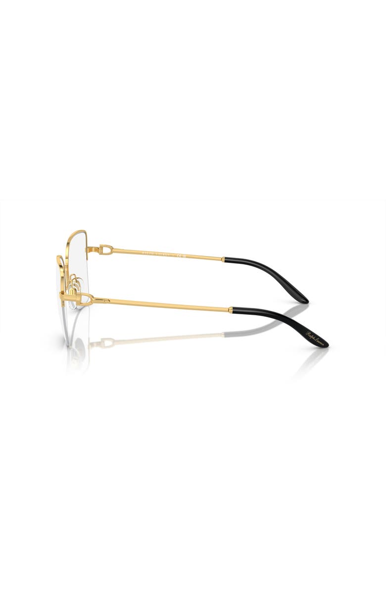 Ralph Lauren 54mm Butterfly optical glasses, Alternate, color, Gold