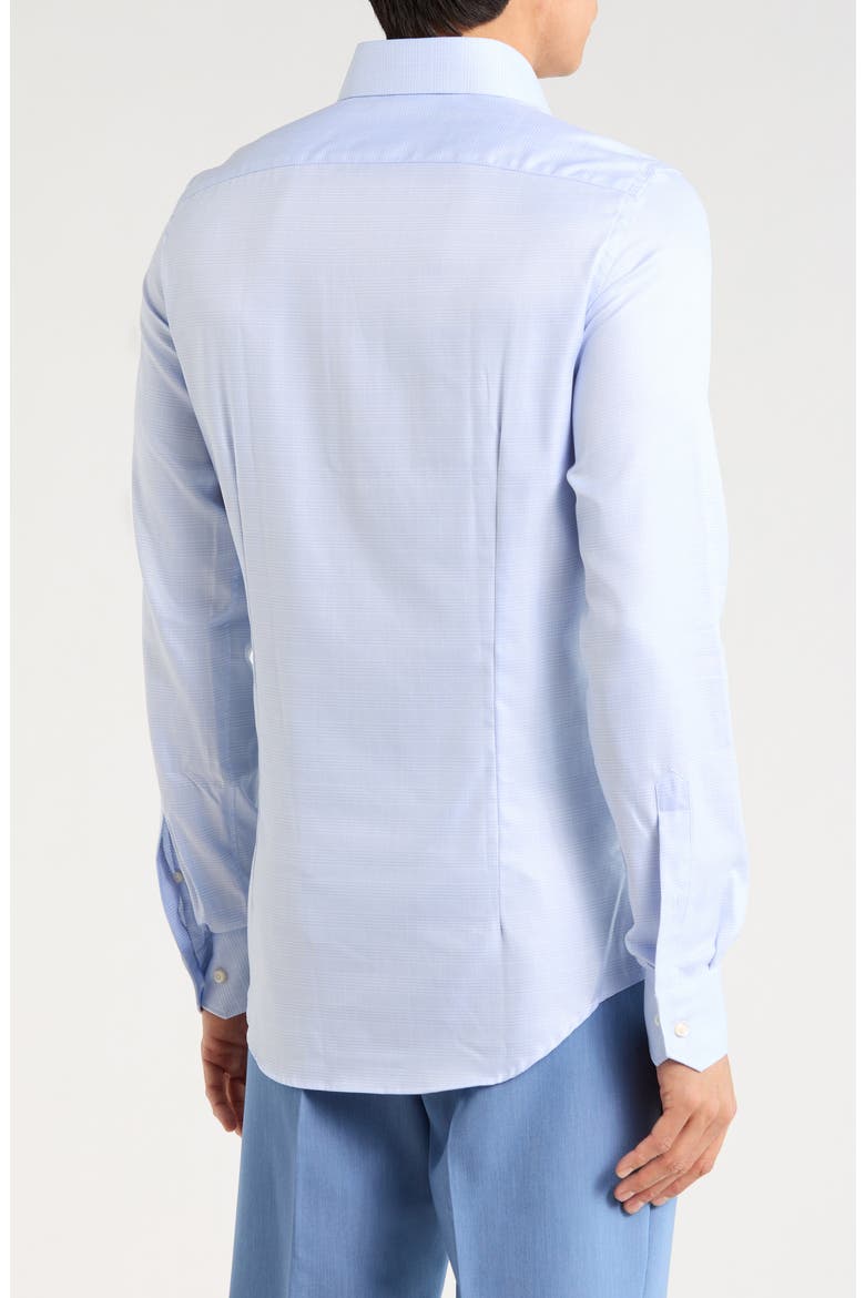 Traveller Modern Fit Plaid Dress Shirt, Alternate, color, BRIGHT BLUE