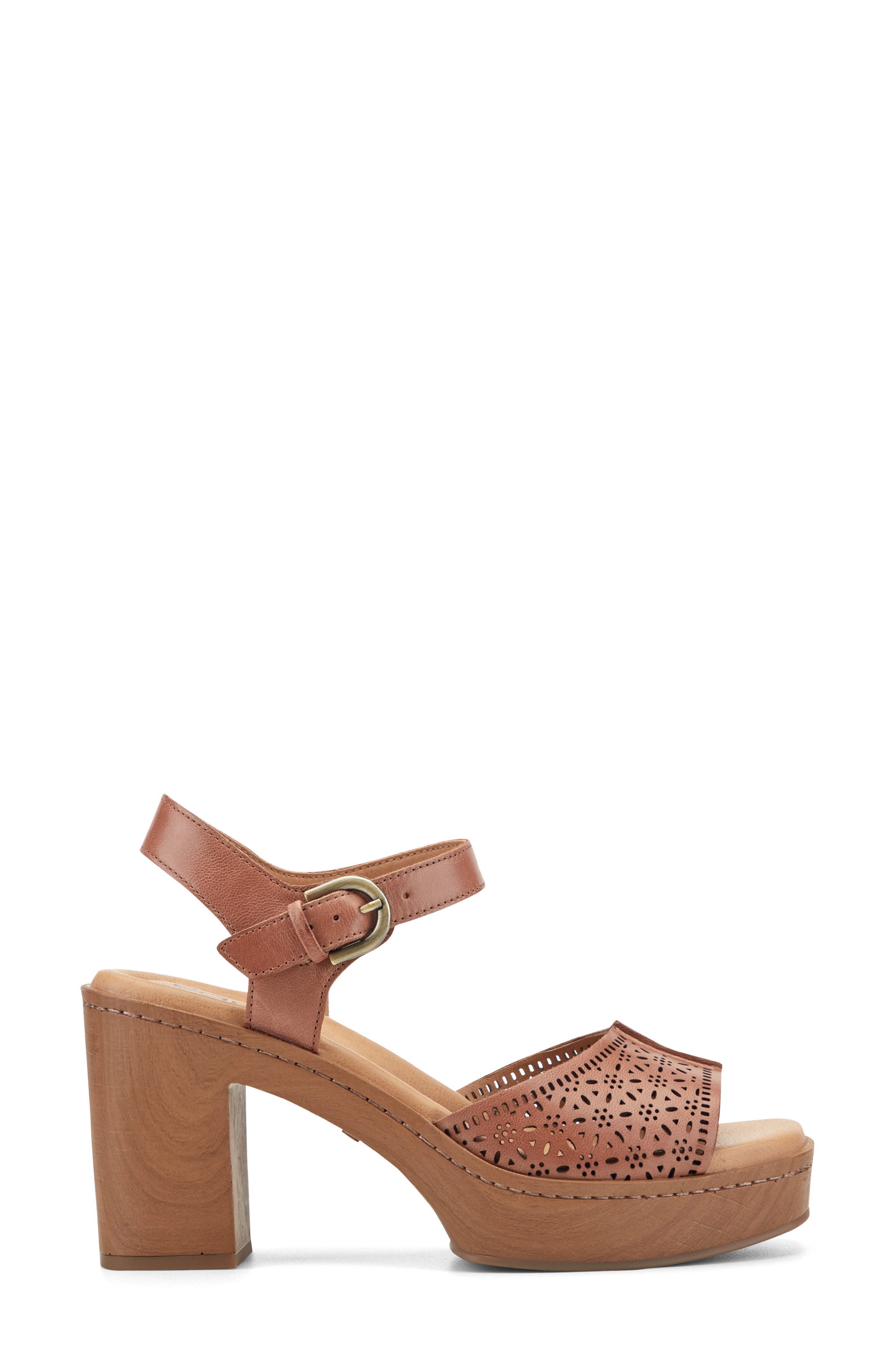 Quinty Ankle Strap Platform Sandal, Alternate, color, MED NATURAL