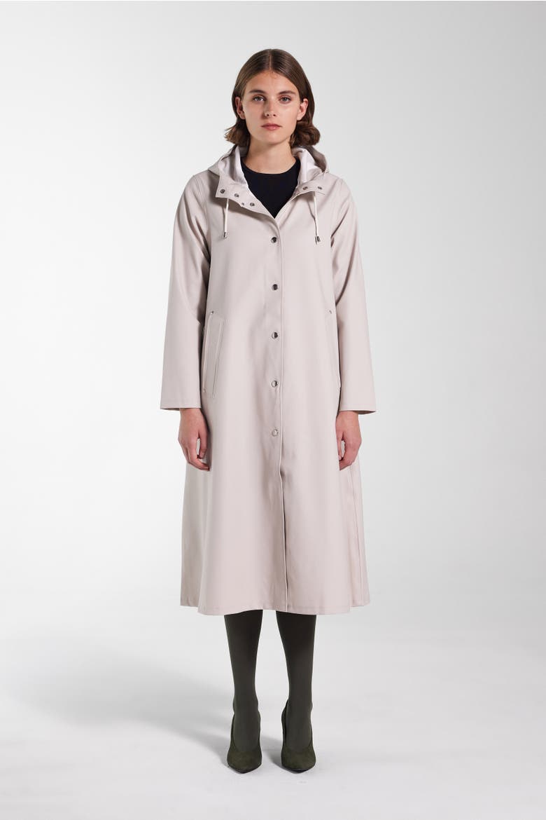 Mosebacke Long Raincoat, Main, color, Light Sand