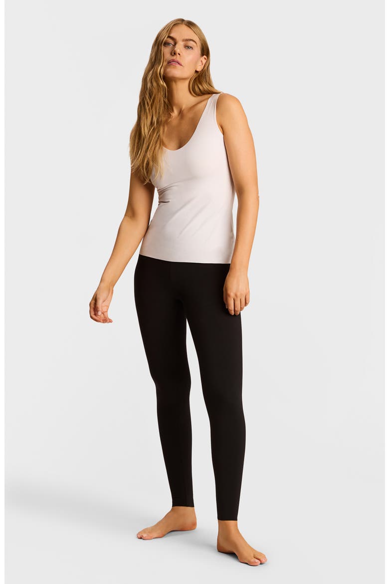 Stretch Cotton Tank, Alternate, color, WHITE