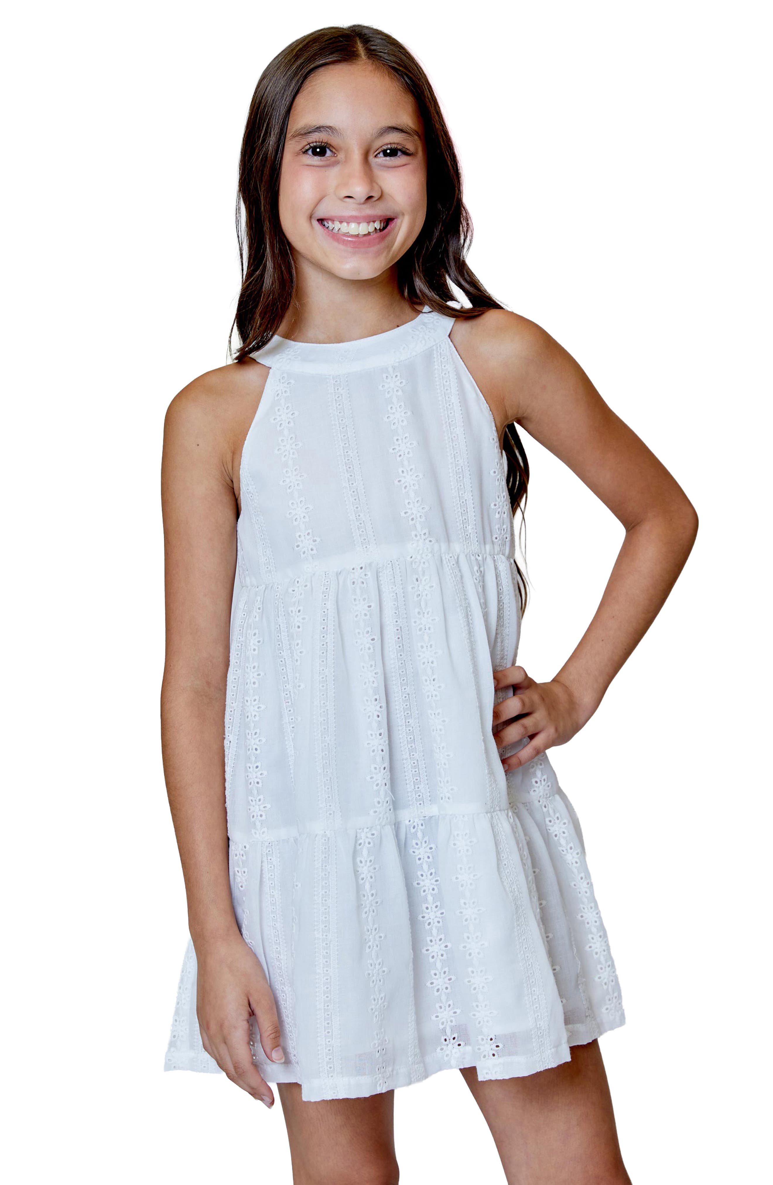 Design History KIds' Embroidered Sleeveless Dress