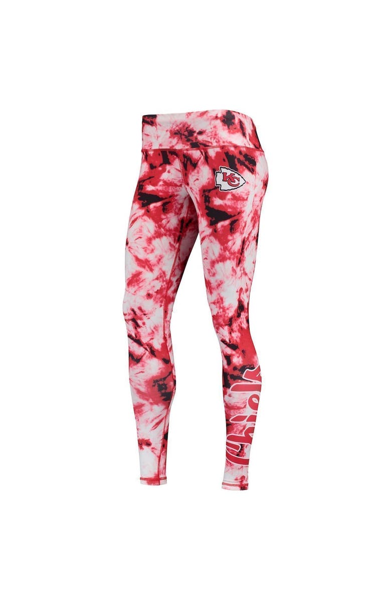FOCO Women's FOCO Red Kansas City Chiefs Tie-Dye Leggings, Alternate, color, 