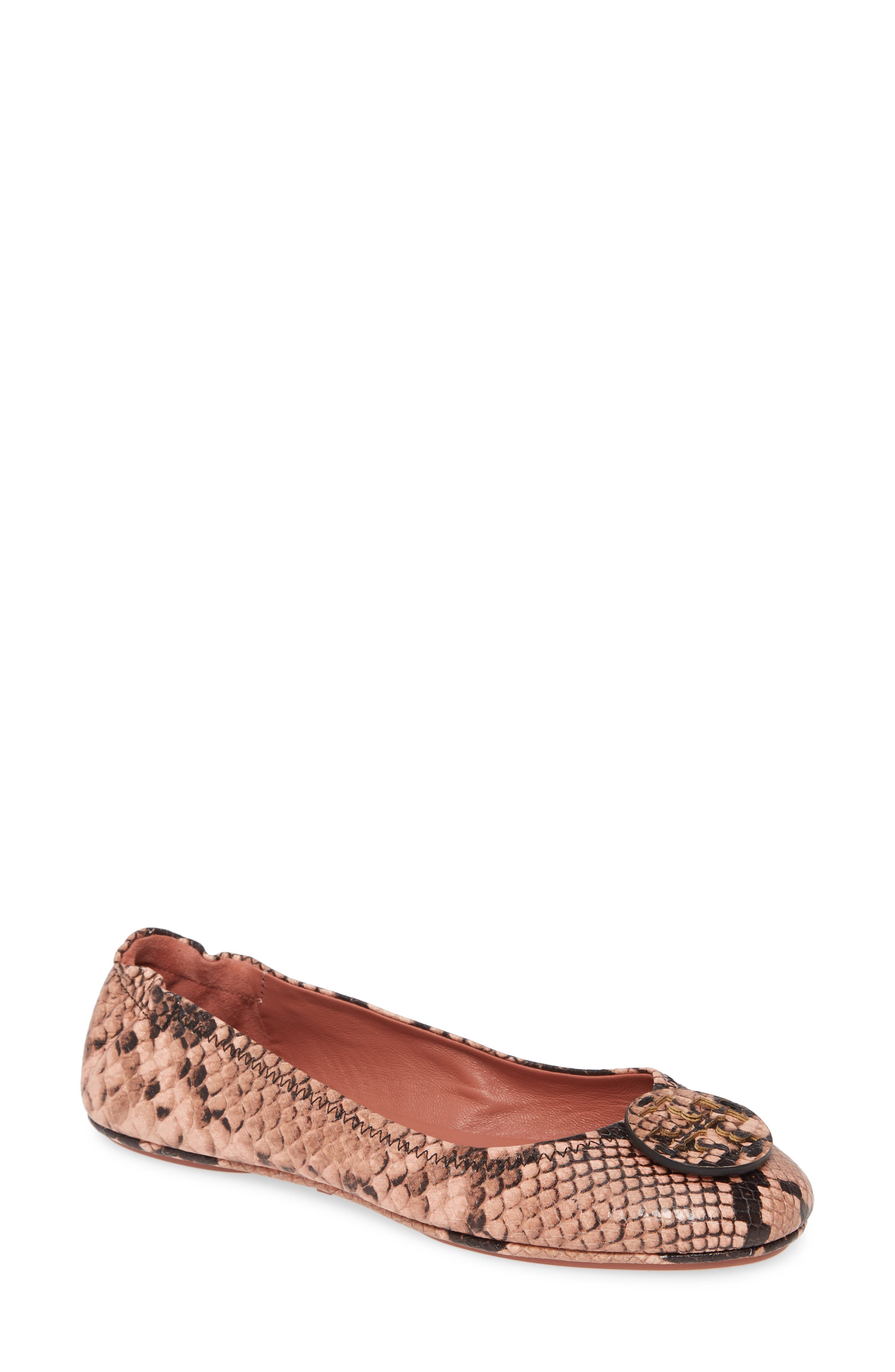 Tory Burch Minnie Travel Ballet Flat, Main, color, 