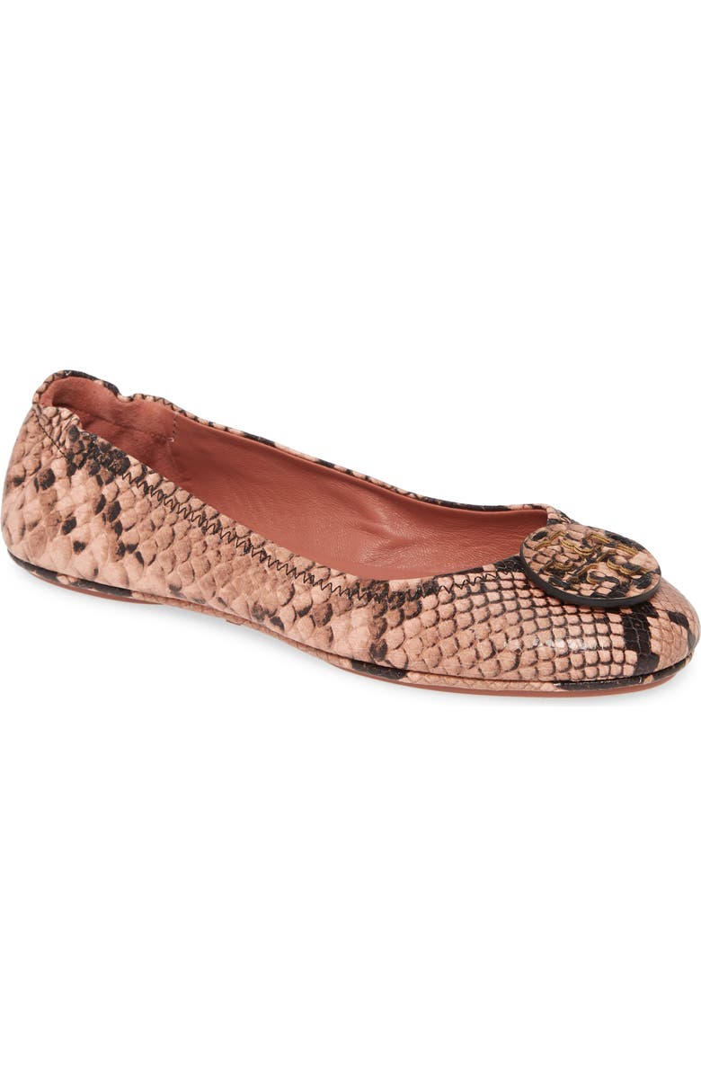 Tory Burch Minnie Travel Ballet Flat, Main, color,