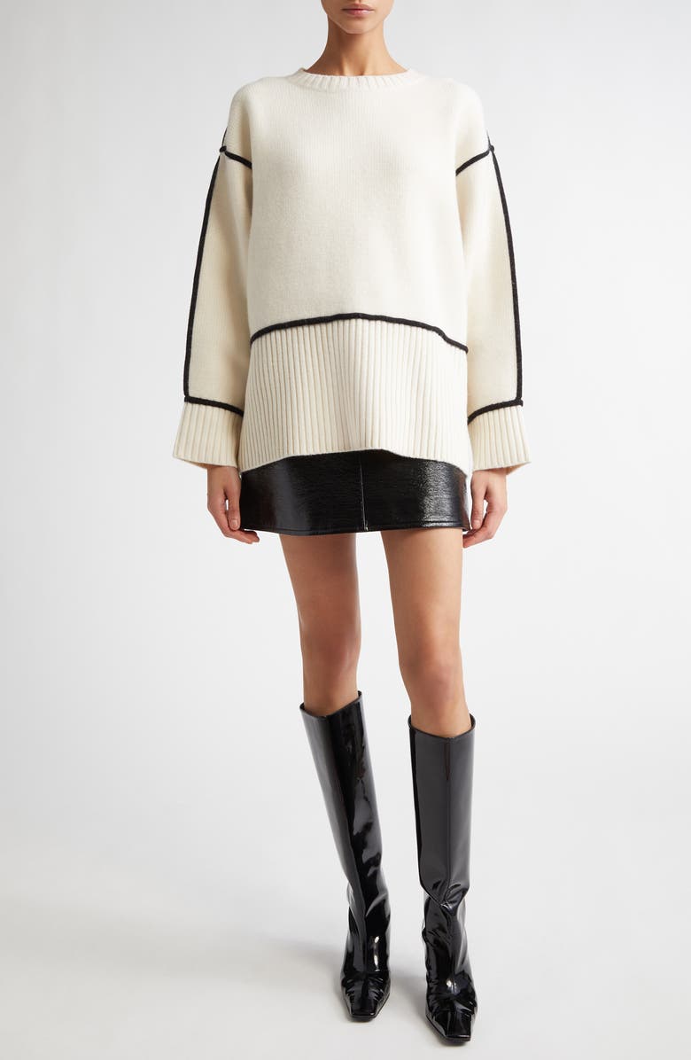 Stand Studio Bella Oversize Wool Sweater, Alternate, color, 