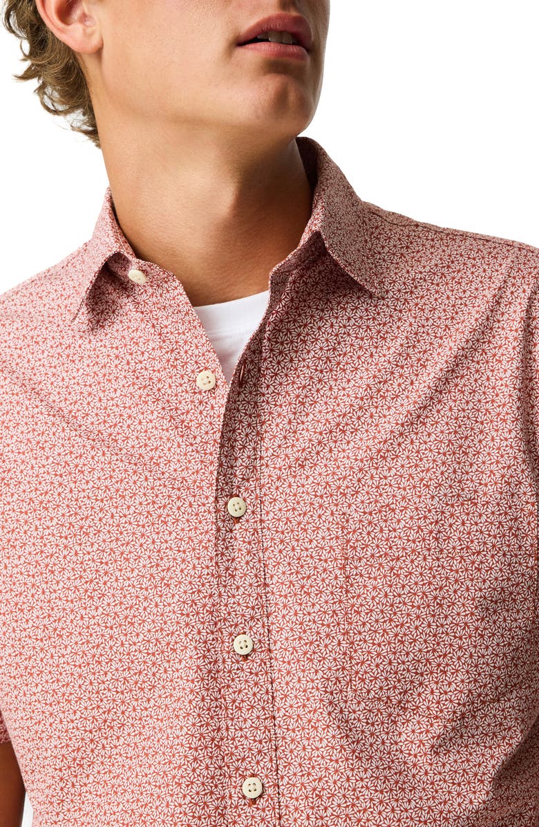 Rodd & Gunn Collingwood Button-Up Cotton Shirt, Alternate, color, Burnt Orange