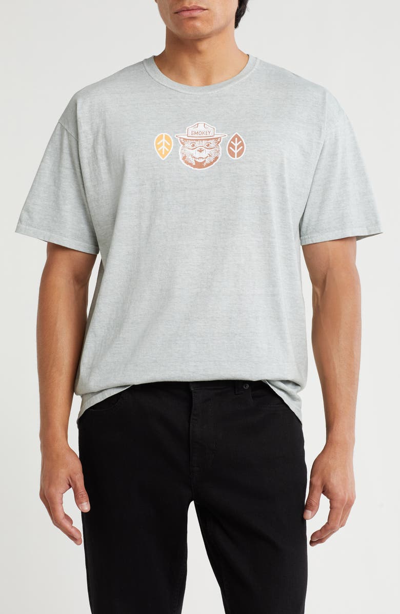 Philcos Smokey Bear Cotton Graphic T-Shirt, Main, color,
