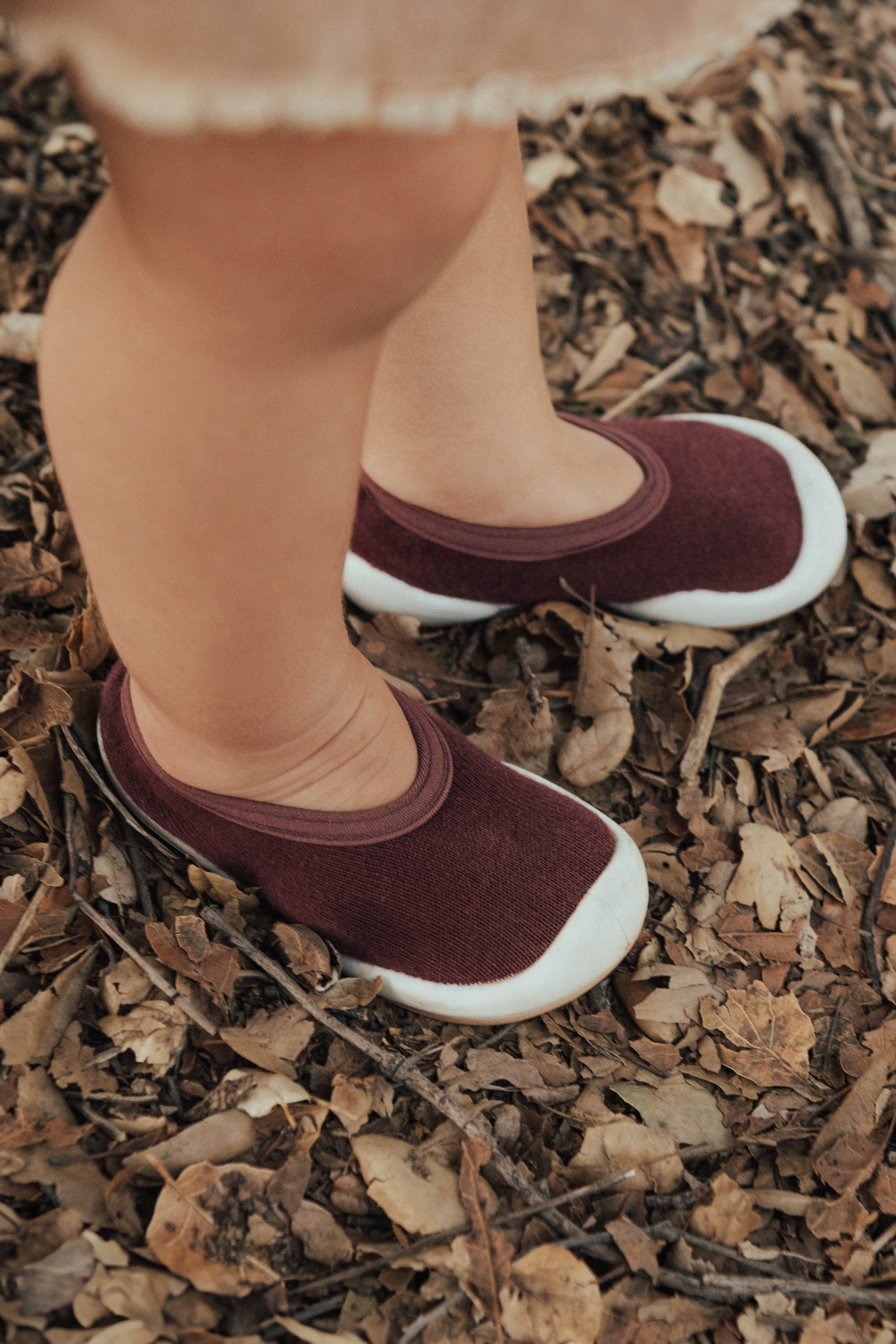 Toddler Sock Shoes Flat - Pastel Pink, Alternate, color, Plum