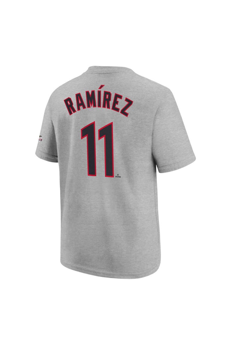 Nike Youth Nike José Ramírez Heather Gray Cleveland Guardians 2025 MLB All-Star Edition Name & Number T-Shirt, Alternate, color, Heather Gray