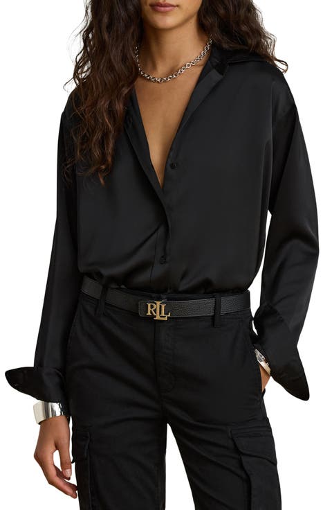Kotta Satin Button-Up Shirt