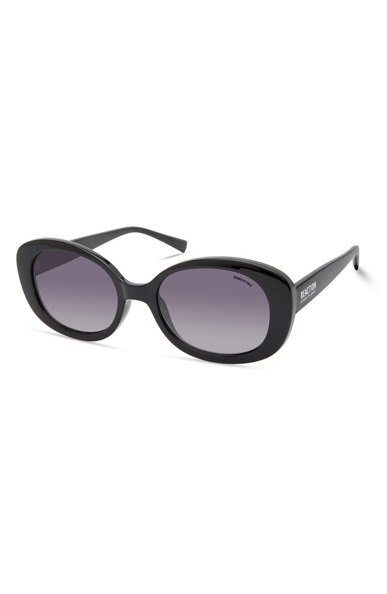 Kenneth Cole Reaction 53MM Oval Sunglasses, Main, color, 