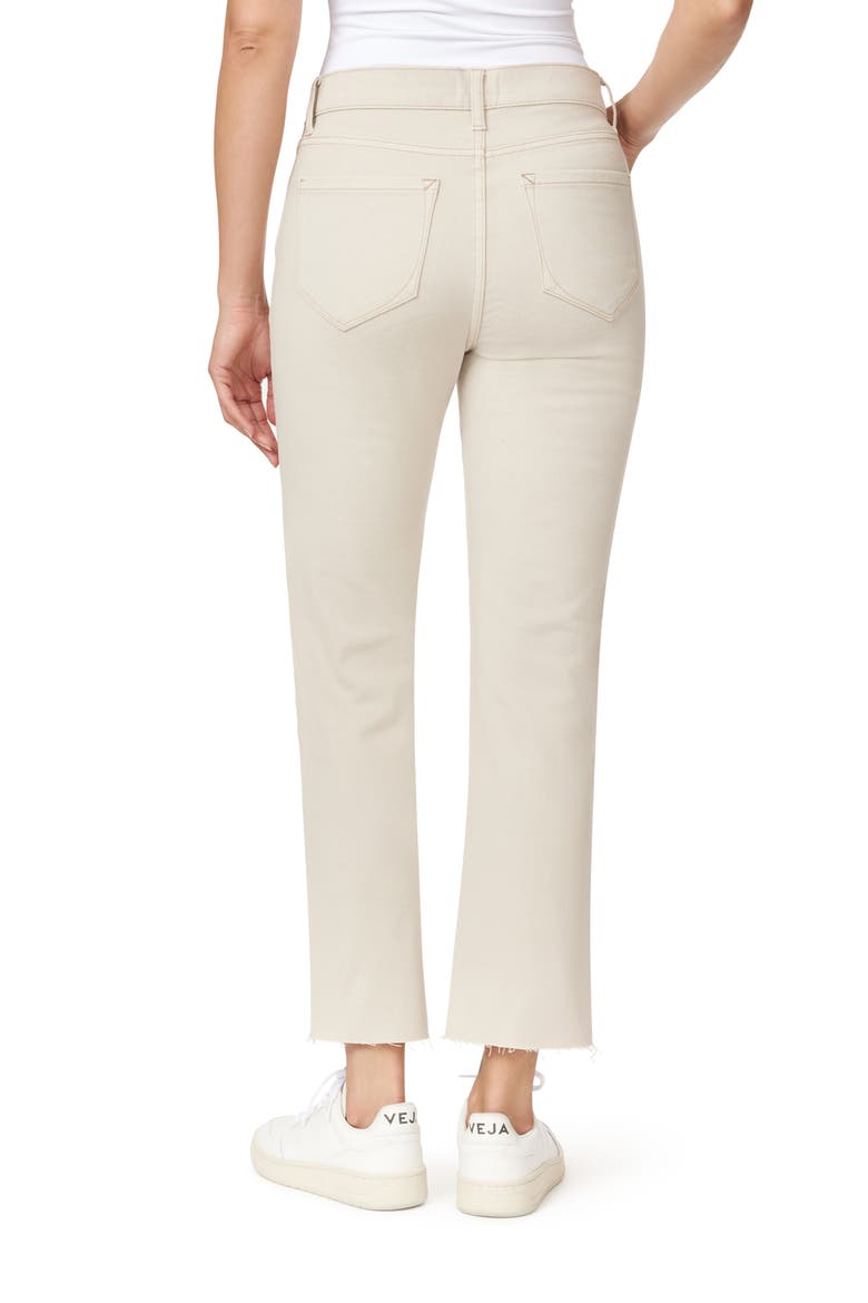 High Rise Straight Leg Pants, Alternate, color, ALMOND MILK