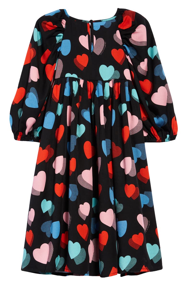 Stella McCartney Kids ' Heart Print Dress, Alternate, color, 