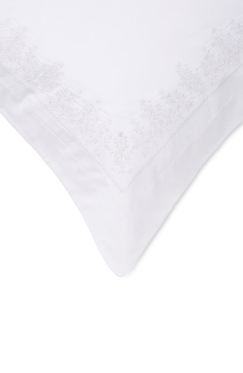 MELANGE HOME Baby's Breath Embroidery Duvet Set - King, Main, color, White