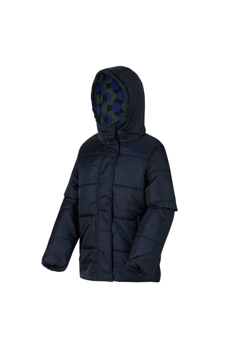 Orla Kiely Daisy Padded Jacket, Alternate, color, Blue