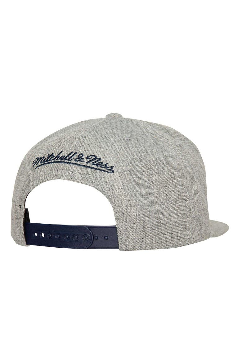 Men's Mitchell & Ness Heather Gray Denver Nuggets Hardwood Classics 2.0 Snapback Hat, Alternate, color, Heather Gray