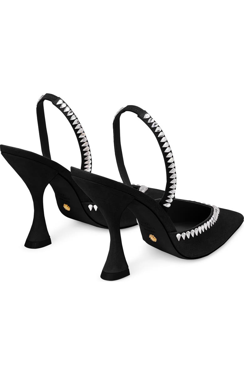 Stuart Weitzman Gemcut Curve Pointed Toe Slingback Pump, Alternate, color,