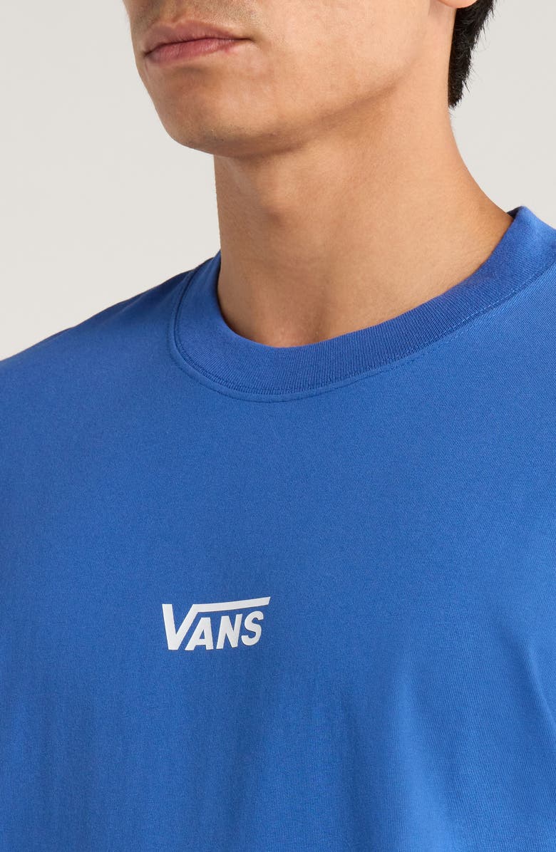 Vans Logo Graphic T-Shirt, Alternate, color, True Blue