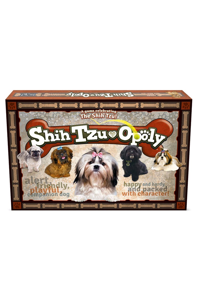 Late for the Sky Shih-Tzu-Opoly Dog Themed Family Board Game, Ages 8+, Alternate, color, Multicolored