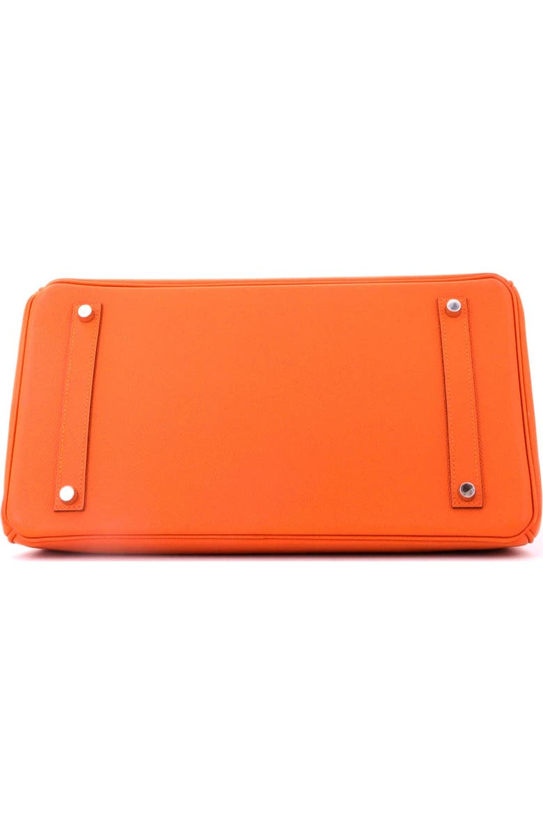 Pre-Owned Hermes Birkin Handbag Orange Epsom with Palladium Hardware 35, Alternate, color, Orange H
