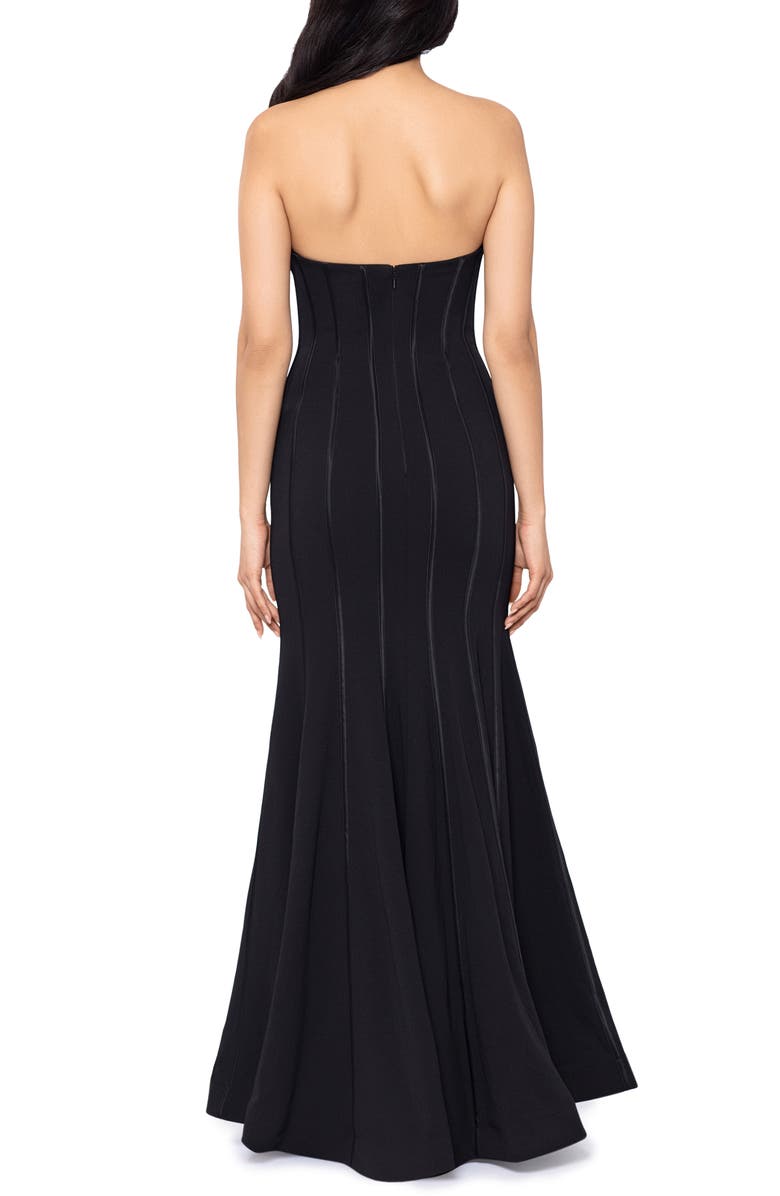 Xscape Evenings Strapless Scuba Knit Trumpet Gown, Alternate, color, 