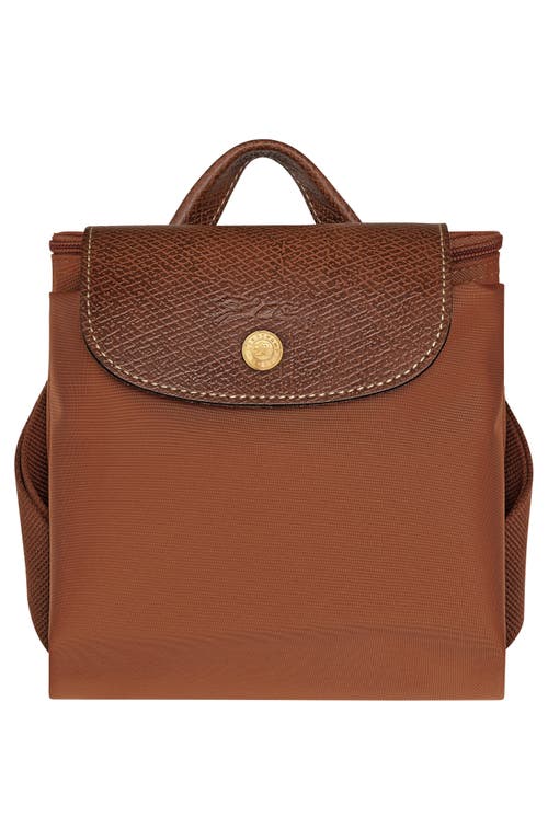 Longchamp Medium Le Pliage Original Backpack In Brown