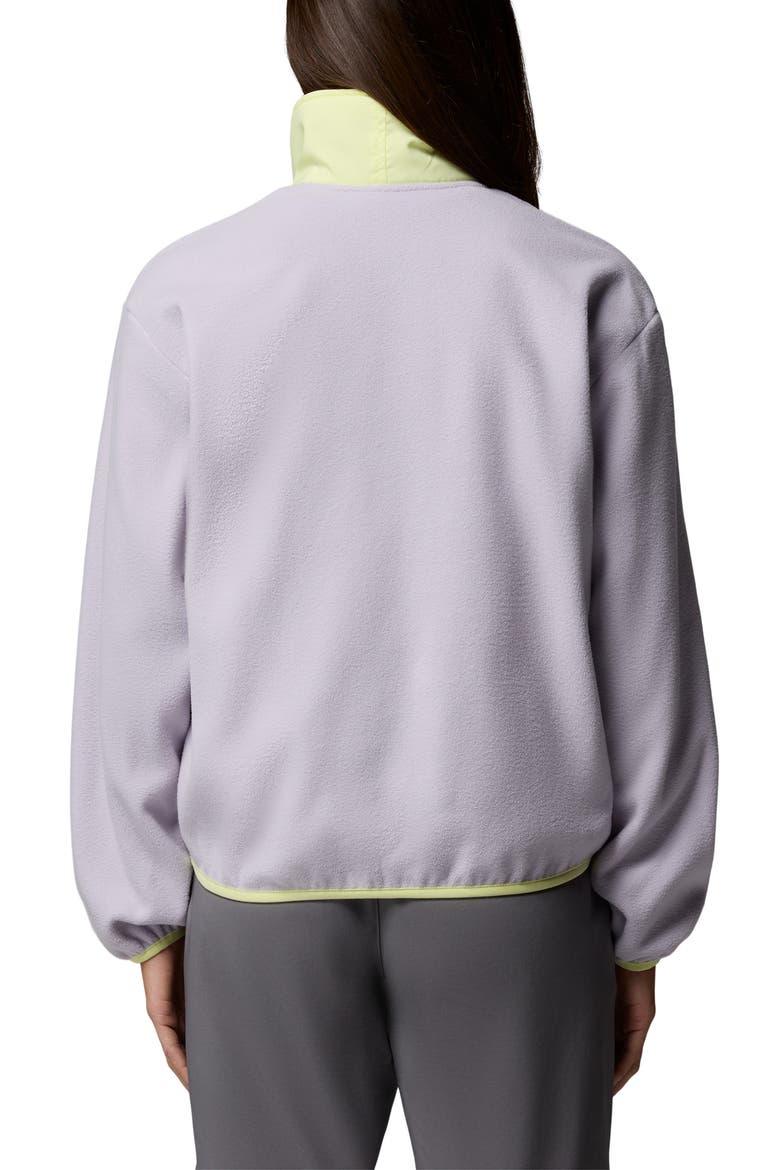 Sequoia Grove Half Zip Fleece Pullover, Alternate, color, LAVENDER PEARL/ STORM