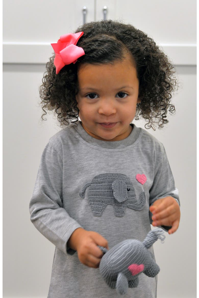 Valentine Elephant Tee - Pink, Alternate, color, Pink