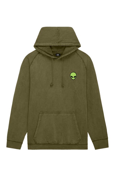 Alien Midweight Mineral Washed Hoodie