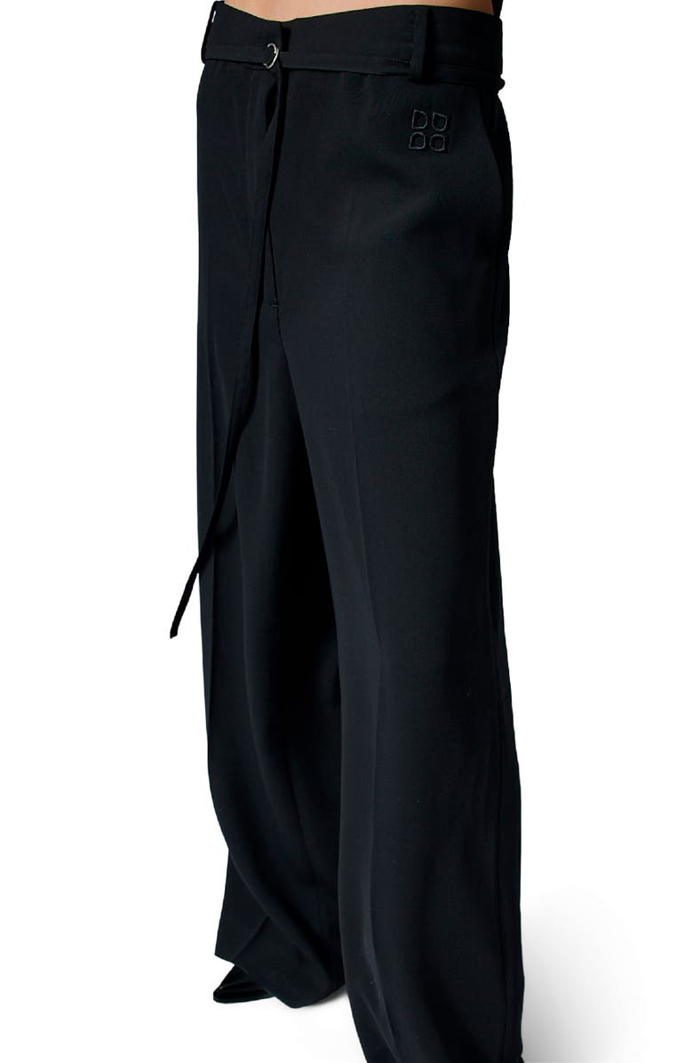 DAY Birger et Mikkelsen Elina Gabardine Wide Leg Pants, Alternate, color, Black