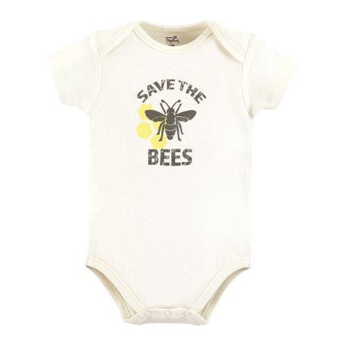 Touched By Nature Organic Cotton Bodysuits In Multi