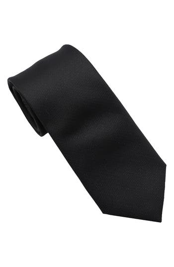 Karl Lagerfeld Paris Sparkle Stripe Print Tie In Black