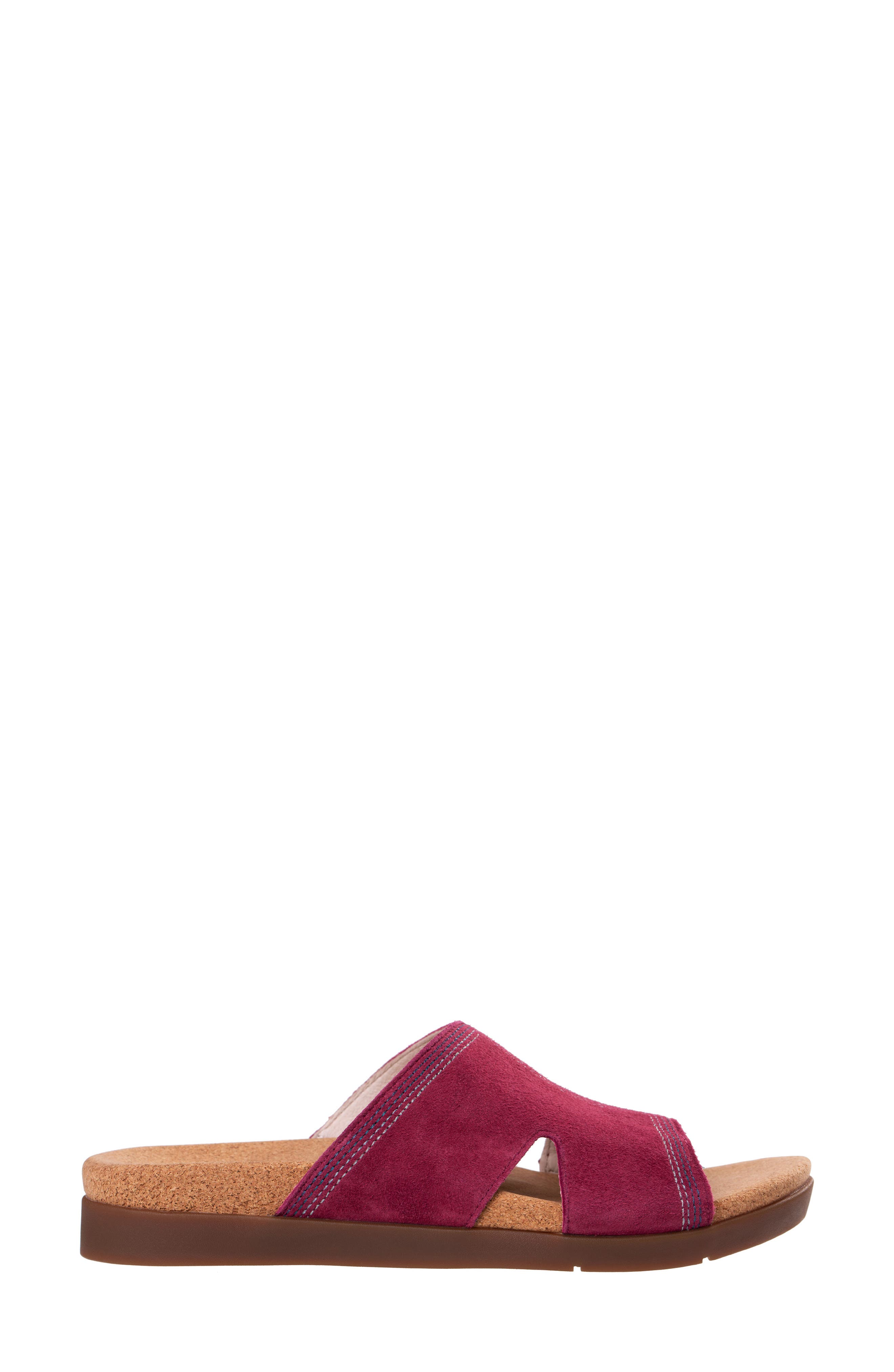 Palmetto Slide Sandal, Alternate, color, RED PLUM