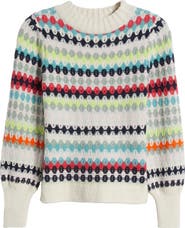 NIC+ZOE Cotton Blend Waffle Sweater
