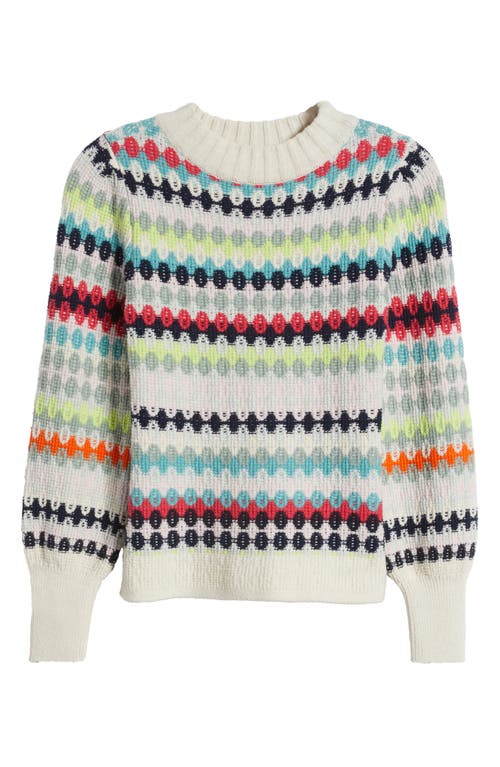 Shop Nic + Zoe Nic+zoe Cotton Blend Waffle Sweater In Pink Multi