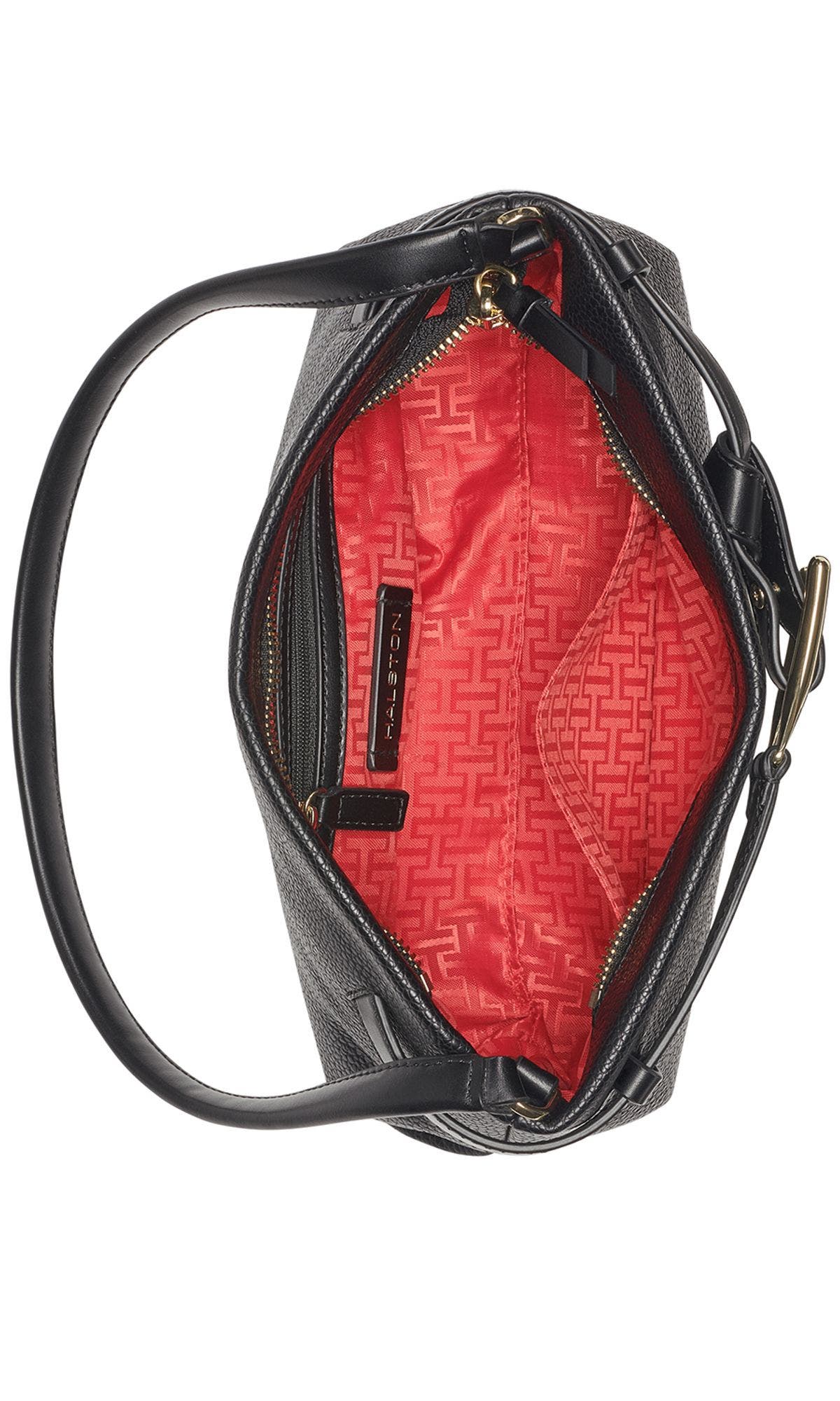 Tasha Shoulder Bag, Alternate, color, Black/Gold
