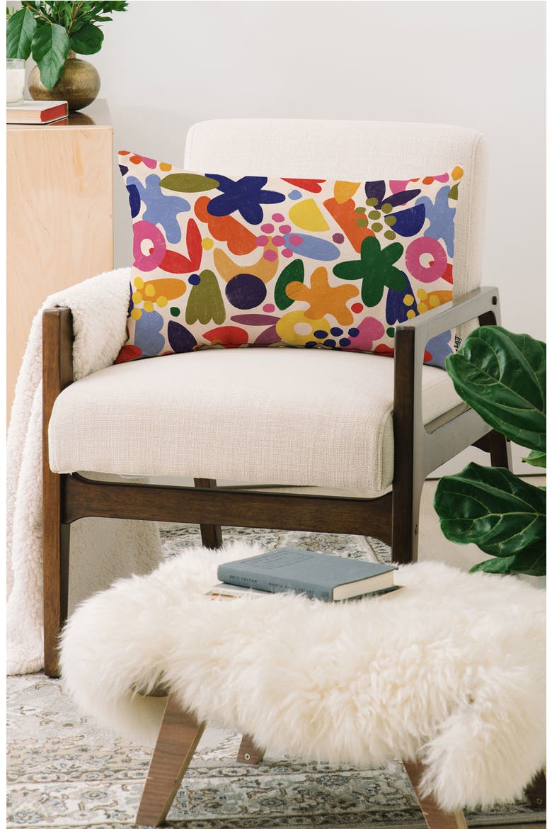 Alisa Galitsyna Bright Abstract Lumbar Throw Pillow, Alternate, color, MULTI